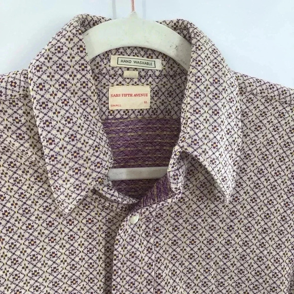 Vintage Saks Fifth Avenue button up - Size Small - Picture 2 of 4